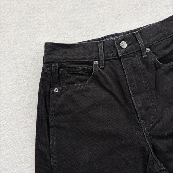 Veronica Beard Jeans Womens 25 Black Taylor Relaxed Wide Leg High Rise Denim - Picture 3 of 14